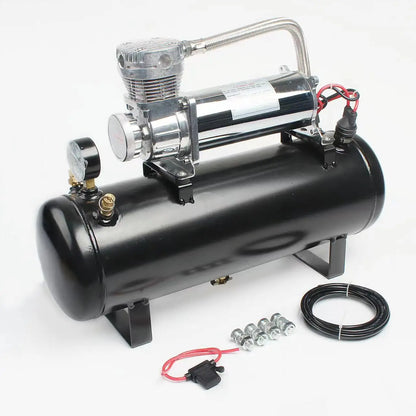 Universal Spot Horn Modification air Pump Blue 6L air Compressor 12V24V Suspension Compressor