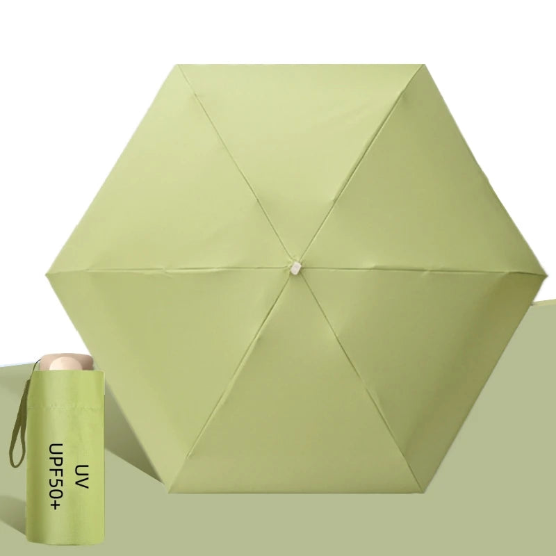 Xiaomi UPF50+ Umbrella Mini Pocket Sun Shade Umbrella Portable Vinyl Folding Rain Travel Umbrella UV Protection Parasol Capsule