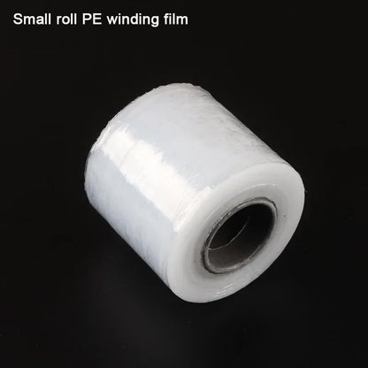 1 Roll 6cm 100m Stretch Wrap Transparent Packing Film Industrial Stretch Plastic Sealer Winding Durable Hand Wrap
