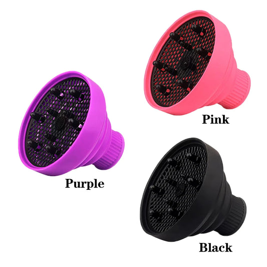 Silicone Hair Styling Tool Accessories Suitable Universal Hair Curl Diffuser Cover Diffuser Disk Hairdryer Curly Drying Blower