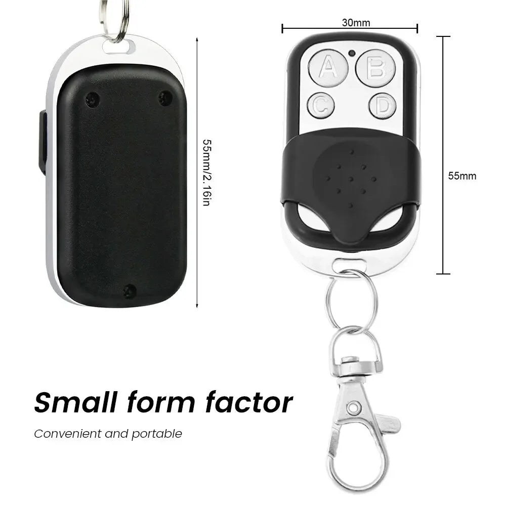 5YOA Push Button Remote Control Transmitter ABCD Lock Unlock 4Button 433MHz Universal 4 Buttons Garage Door Opener Remote