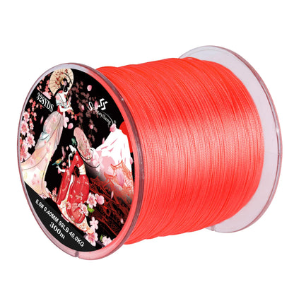 Sougayilang 300M 8 Strands Braided Fishing Line Multifilament Japan Fishing Lines X8 Fishing Line Braided Wire Bass Carp Fishing