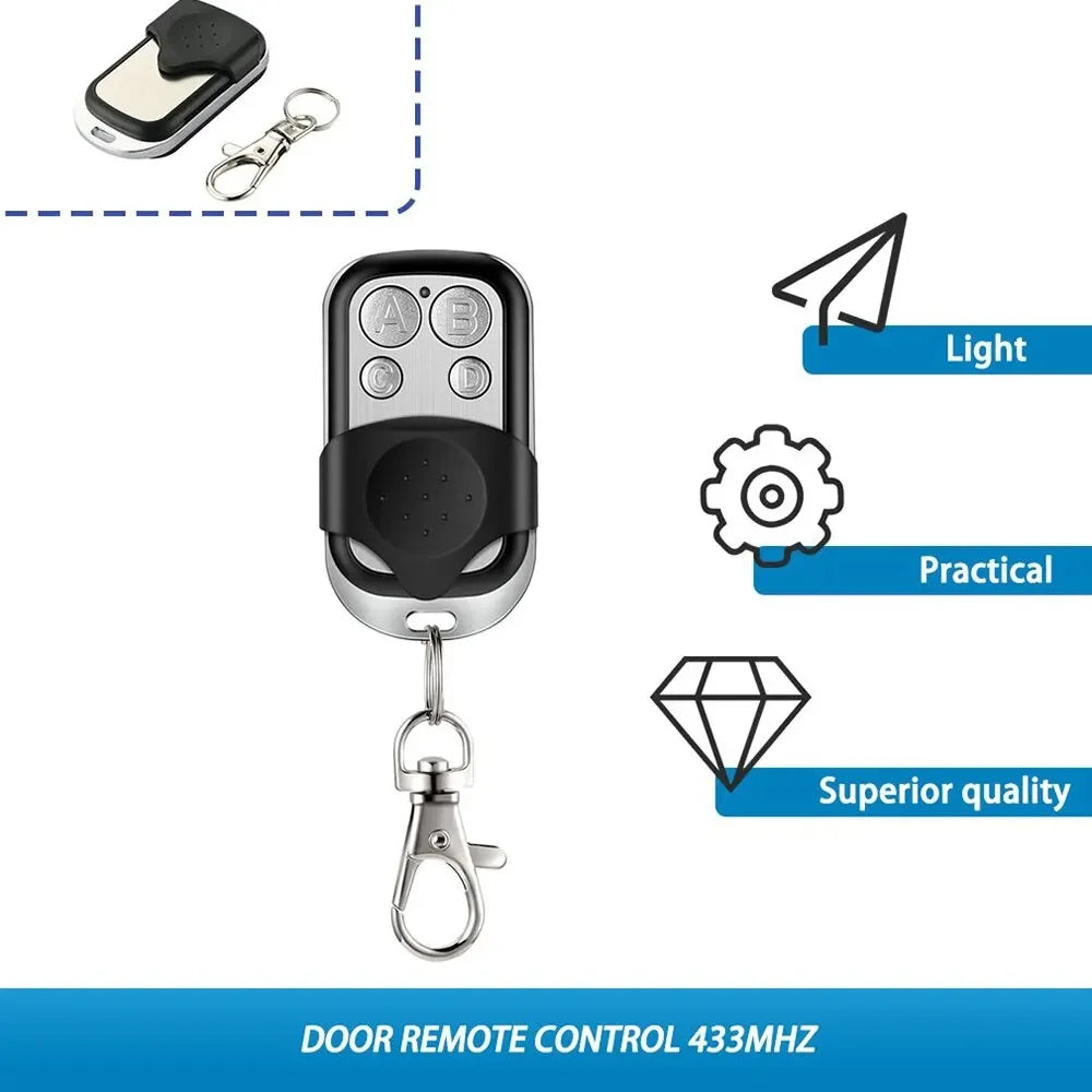 5YOA Push Button Remote Control Transmitter ABCD Lock Unlock 4Button 433MHz Universal 4 Buttons Garage Door Opener Remote