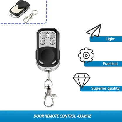 5YOA Push Button Remote Control Transmitter ABCD Lock Unlock 4Button 433MHz Universal 4 Buttons Garage Door Opener Remote