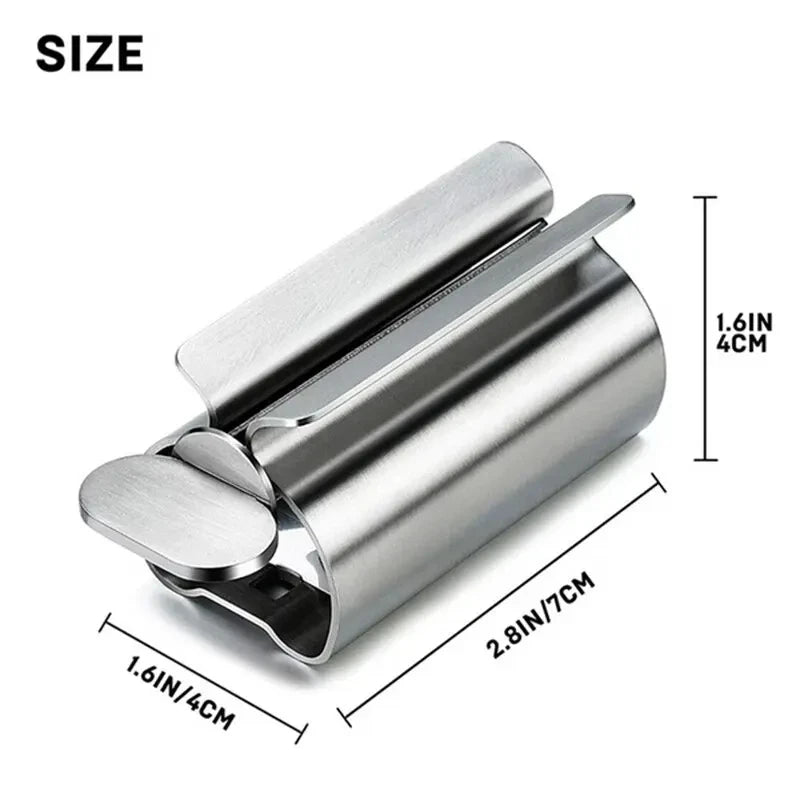 1 pc Toothpaste Squeezer Tube Roller Stainless Steel Tube Squeezer Tube Roller Save toothpaste and eliminate toothpaste waste