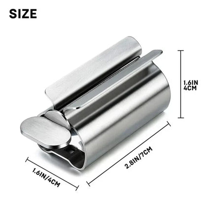 1 pc Toothpaste Squeezer Tube Roller Stainless Steel Tube Squeezer Tube Roller Save toothpaste and eliminate toothpaste waste