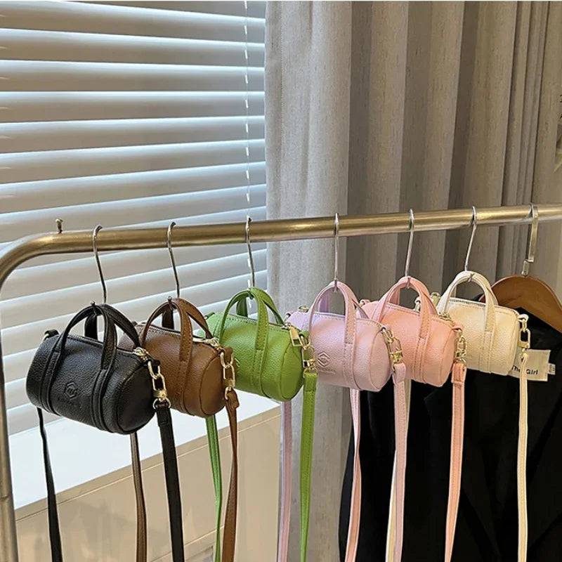 Women's Fashion Mini Bags Soft PU Leather Shoulder Bags Lipstick Organizer Earphone Key Coin Money Storage Pouch Crossbody Bag
