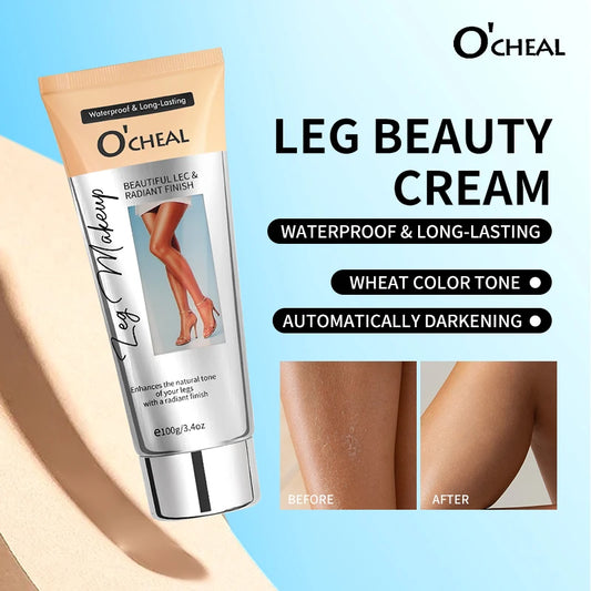 100g Waterproof Leg Concealer Cream Long Lasting Even Skin Tone Foundation Tanning Makeup For Leg Care Beauty Makeup Cosmetics