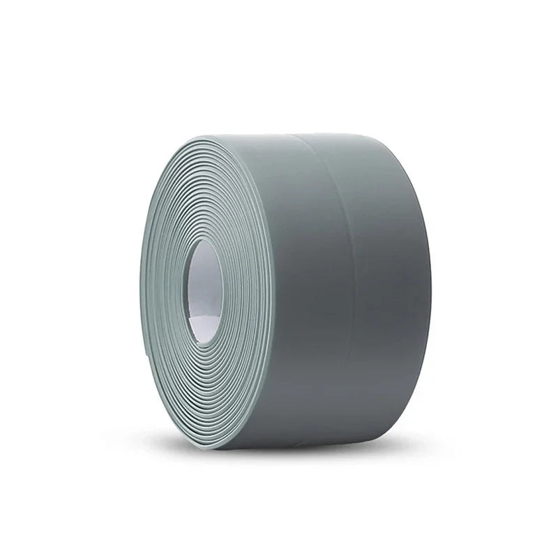 3.2M PVC Caulk Tape Self Adhesive Oil-Proof Kitchen Sink Edge Corner Wall Sticker  Bath Waterproof Toilet Sealing Strip Tape