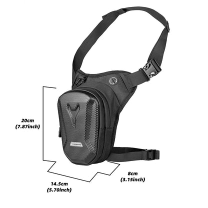 Men's Motorcycle Leg Bag Camping Leisure Waist Bag Waist Bag Travel Hiking Mountaineering Outdoor Pocket Waterproof