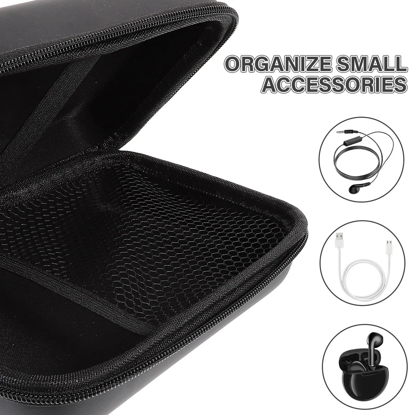 Carrying Storage Bag Electronic Gadgets Cassette Tape Case Box USB Audio Recorder