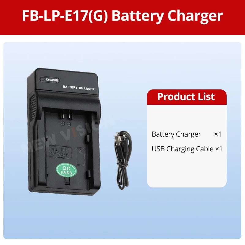 FB LP-E17 Camera battery for R50/R8/200d II/R10/RP/M6mark2/800D/760D/750D/200D/77D/M5/M3