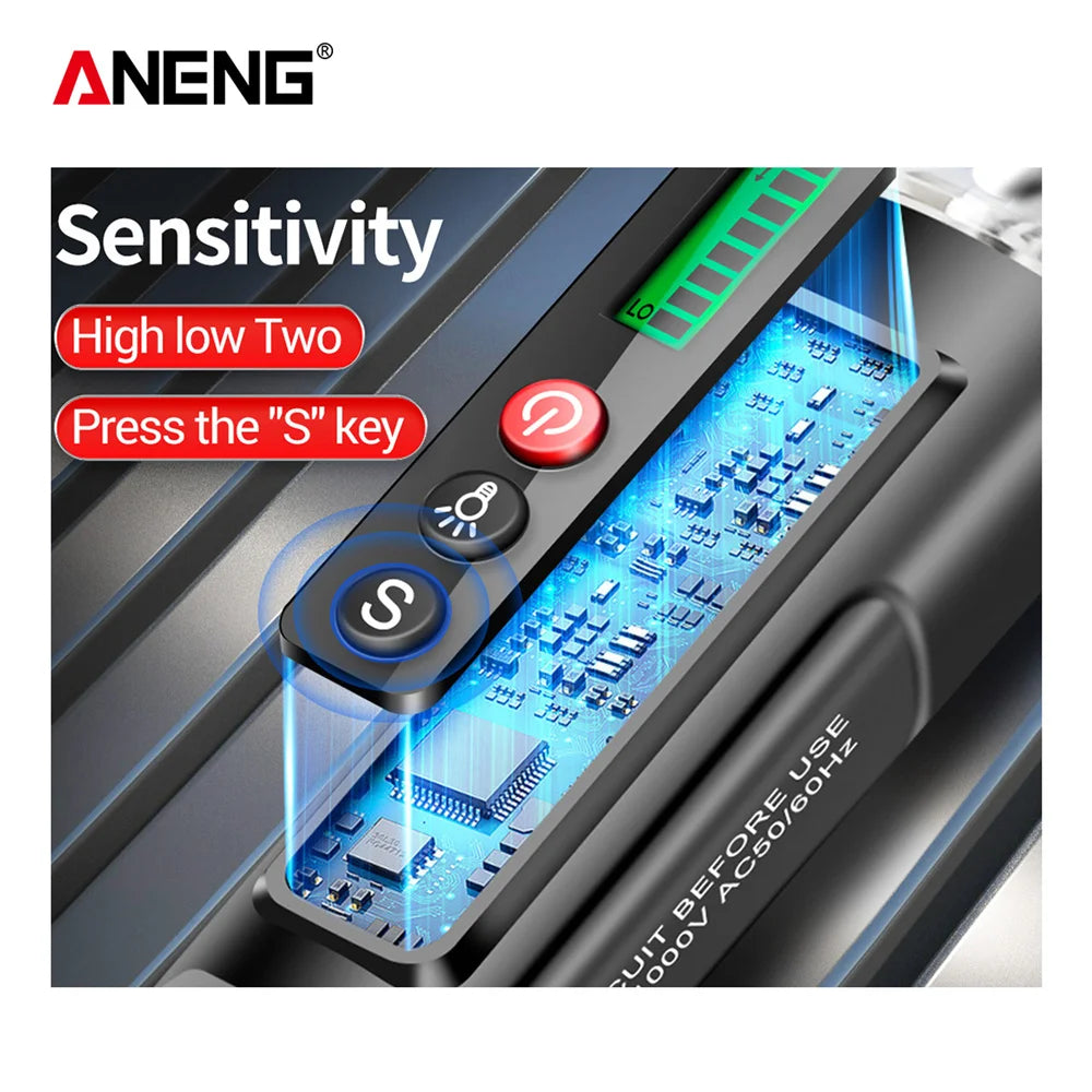 ANENG VC1010 Digital AC/DC Voltage Detectors Smart Non-Contact Tester Pen Meter 12-1000V Current Electric Sensor Test Pencil