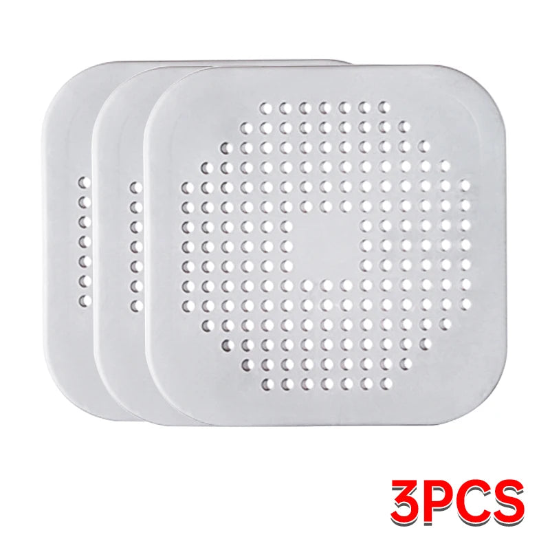 1/2/10/20PCs Shower Drain Hair Catcher Sink Strainer Drain Cover Hair Catcher Silicone Hair Filter Kitchen Bathroom Accessories