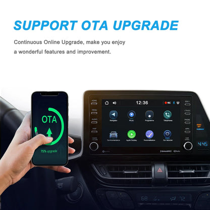 XUDA 2in1 Wireless Carplay Adapter Android Auto Smart Dongle Mini Box Plug And Play For Volvo Benz Cadillac Jeep Lexus Buick VW