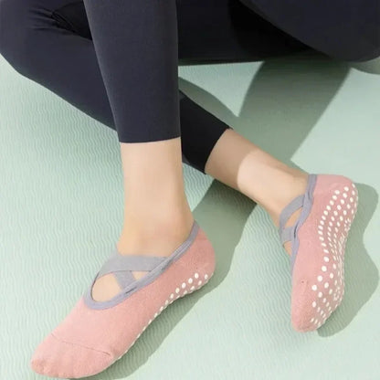 1/4pYoga socks, children's socks, cotton, professional anti slip silicone, indoor fitness, dancing, beginner Pilates sports sock