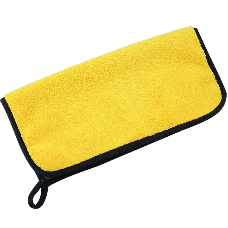 Ultra Fine Fiber Car Towel Ultra Thick Car Dry Towel Moisture Absorbing Car Wash Cloth Reusable Cleaning Cloth11.8x11.8in