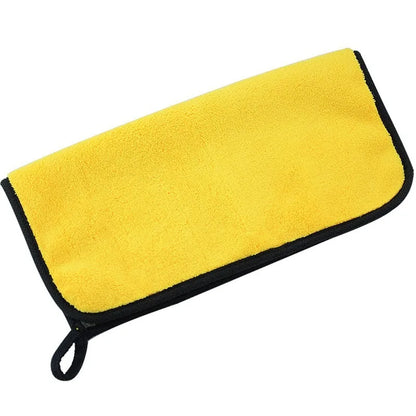 Ultra Fine Fiber Car Towel Ultra Thick Car Dry Towel Moisture Absorbing Car Wash Cloth Reusable Cleaning Cloth11.8x11.8in