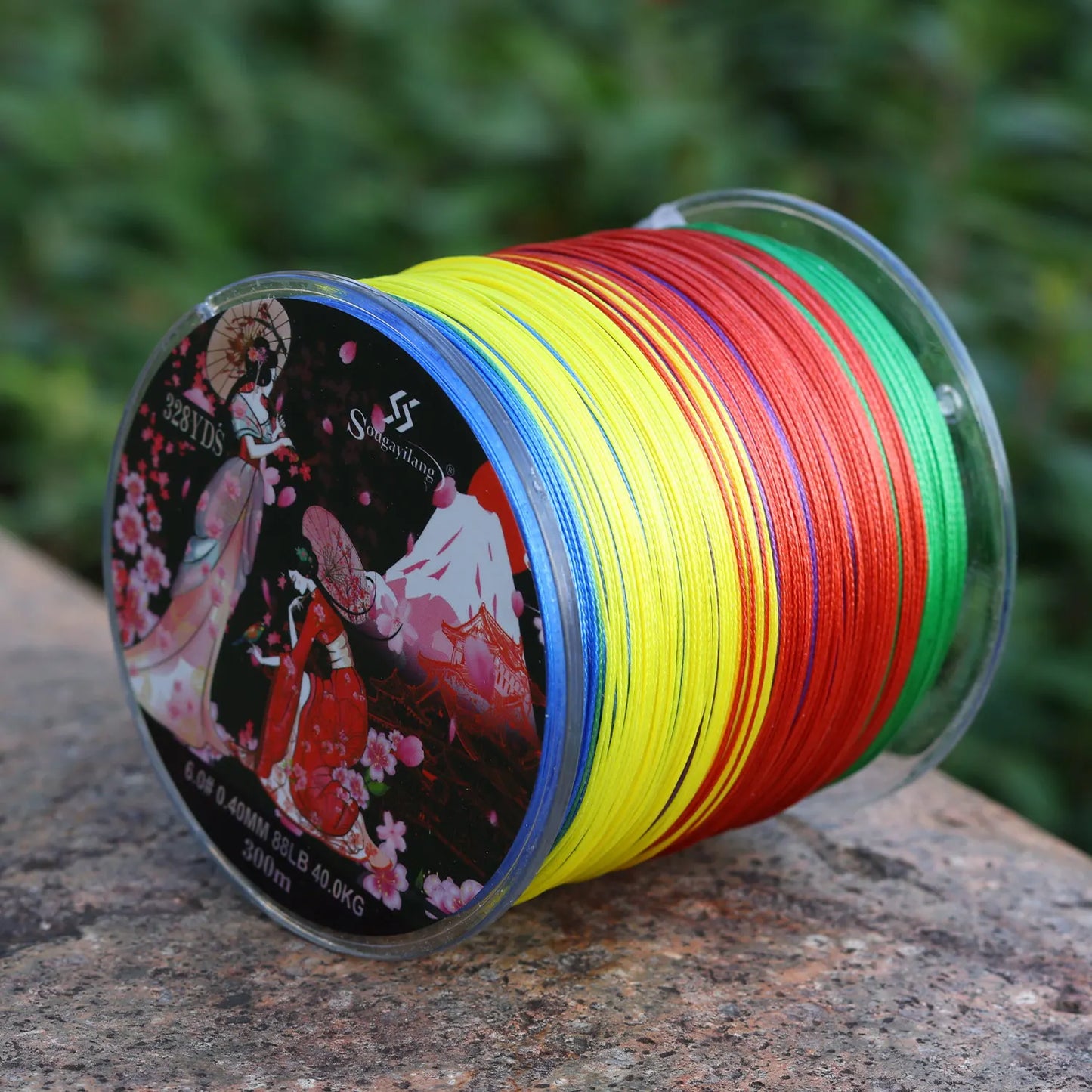 Sougayilang 300M 8 Strands Braided Fishing Line Multifilament Japan Fishing Lines X8 Fishing Line Braided Wire Bass Carp Fishing