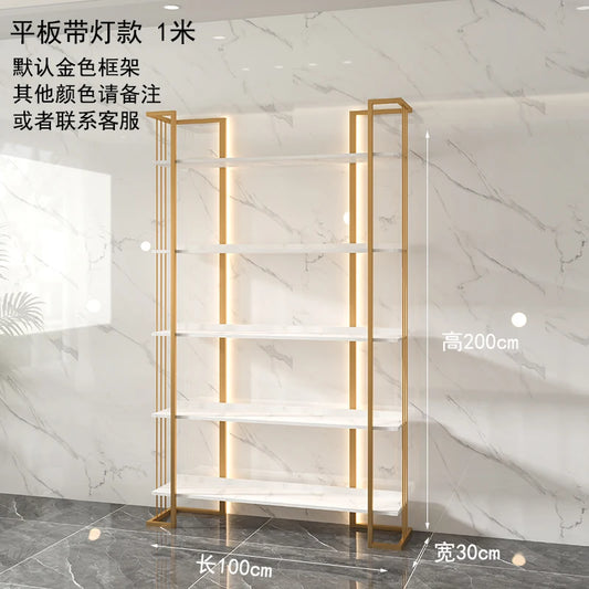 Simple Cosmetics Display Cabinet Skin Care Products Beauty Salon Nail Products Display Stand Storage Showcase