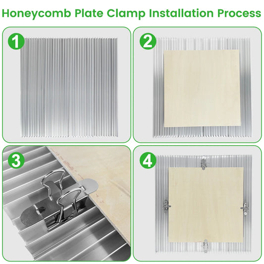Tyvok Laser Honeycomb Panel Table for Laser Engraving Cutting Machines 400x800/800x2000mm Free Assembly Large Working Table