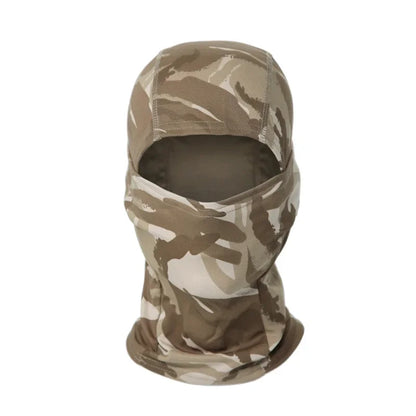 Balaclava militar táctico para bicicleta, a prueba de viento, máscara facial completa, al aire libre, caza, senderismo, cabeza