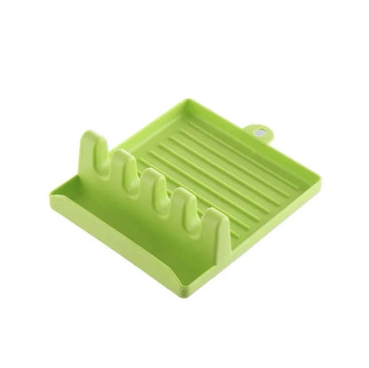 [Hot Sales] 1Pcspatula Rack Pot Lid Rack Shelves Counter Top Shovel Spoon Shelf Soup Spoon Pad Put Soup Spoon Chopsticks Holder