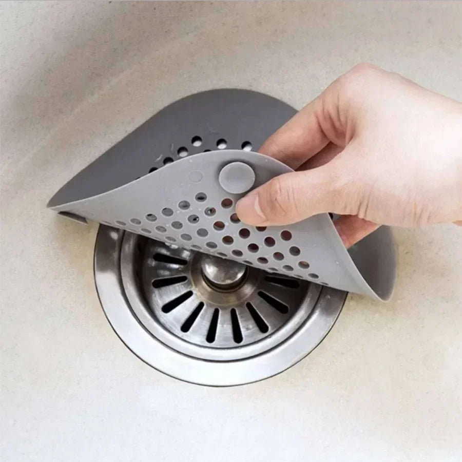 1/2/10/20PCs Shower Drain Hair Catcher Sink Strainer Drain Cover Hair Catcher Silicone Hair Filter Kitchen Bathroom Accessories