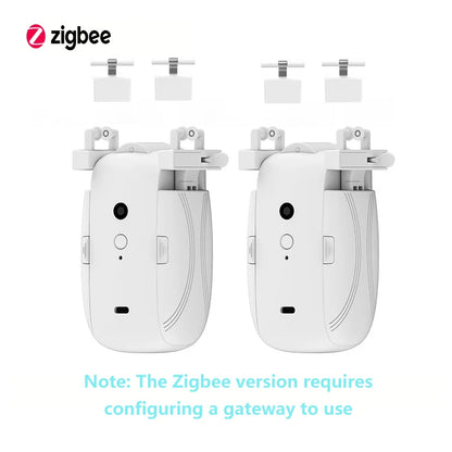 Zigbee Smart Curtain Driver Robot For Roman I Type U Type Curtains Track Alexa Google Home Works with Tuya