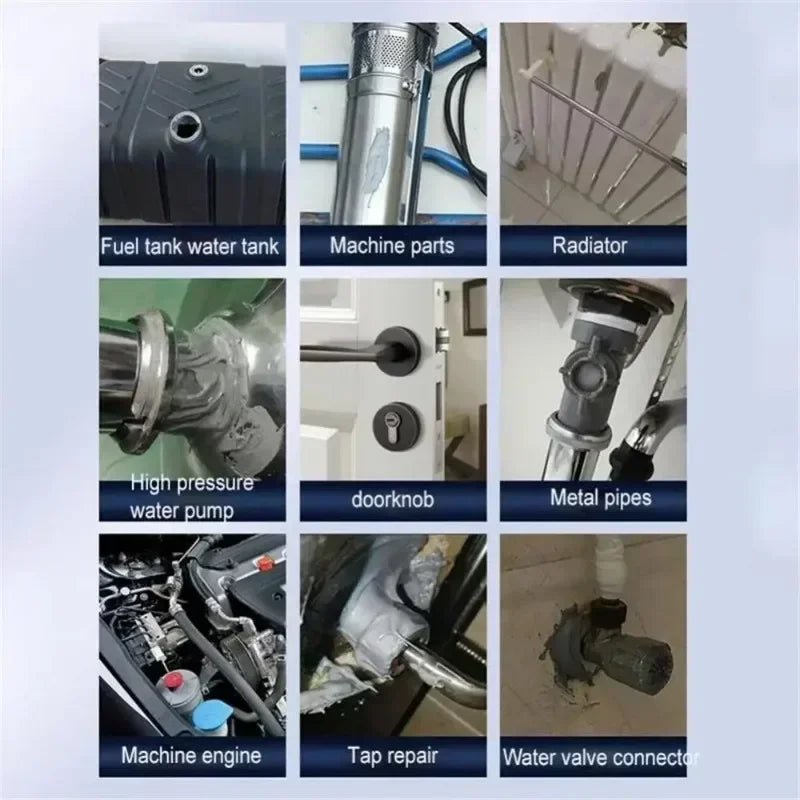 ZEXEF High Strength Metal Repair Glue Magic Repair Glue Welding High Temperature Resistant AB Glue for Metal Plastic Wood