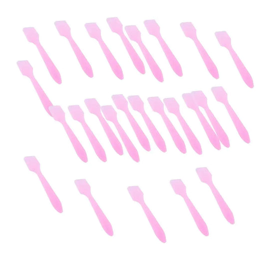 100Pcs Plastic Spatula Disposabled Cosmetic Spoon Skin Care Cream Face Mask Mixing Spoon Beauty Tool,Small Facemask Makeup Scoop