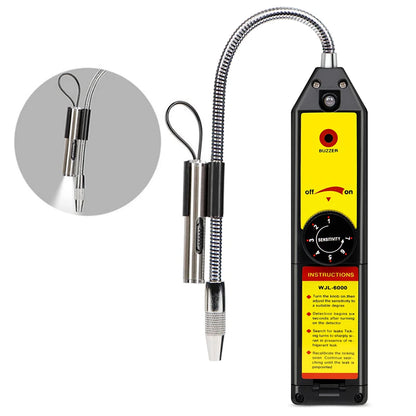 WJL-6000 Halogen Leak Detector R22a R410A R134A R4047A MP39 Gas Detector Freon Gas Analyzer Refrigerant Air Conditioning Tester