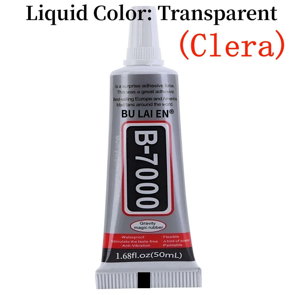 1 pc 15/50/110ml B-7000 Glue T-8000 Adhesive Epoxy Resin Repair Cell Phone Touch Screen Liquid Glue Jewelry Craft Adhesive Glue