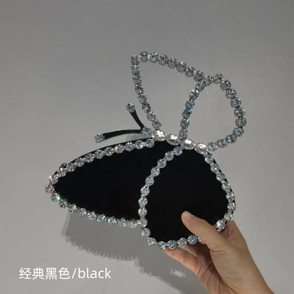 Women's Clutches Fashion Party Rhinestone Butterfly Shape Mini Handbag