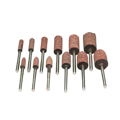 100 pcs/bag Rubber with Abrasives Sharper Mounted Points Coarse Grinding Heads for Metal Mable Glass