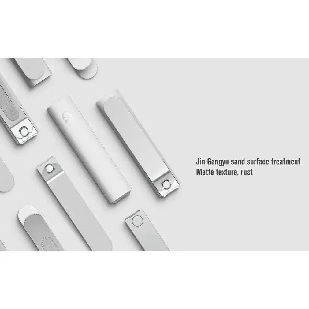 Xiaomi Mijia Stainless Steel Nail Clippers with Anti-splash Cover Trimmer Pedicure Care Nail Clippers Professional File Nail