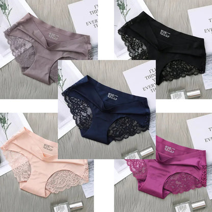 1/3/4/5Pcs New Arrival Low Rise Ladies Sexy Lace Panty Underpants Panties For Women Lingerie Cotton Briefs
