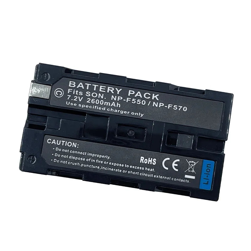 NP-F550 F530 F570 Li-Ion Battery 7.2V  LCD USB Charger For Sony NP-F330 NP-F530 NP-F570 NP-F730 NP-F750 CCD-TRV81 CCD-RV100