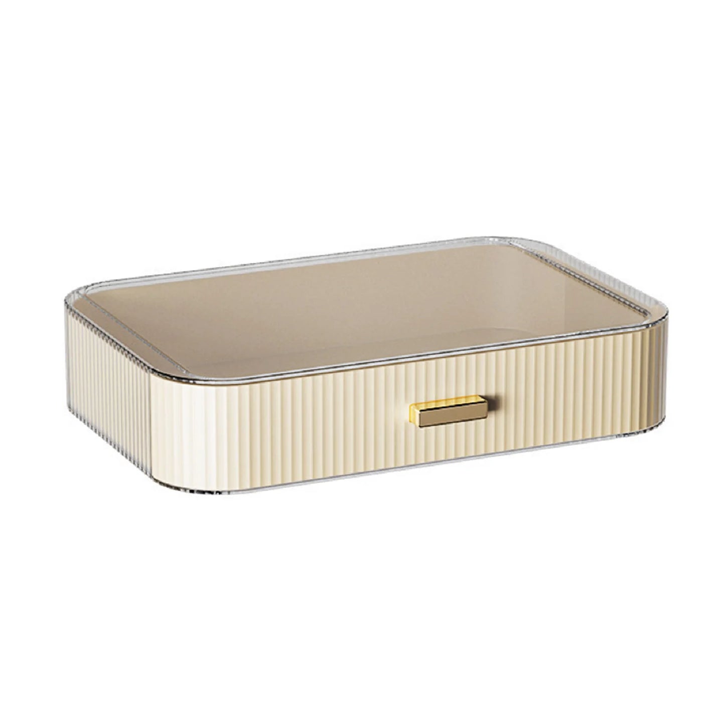ZK30 INS Storage Makeup Cosmetic Case Waterproof Makeup Organizer Jewelry Box Woman Beauty Skin Care Drawer Home Storage Box