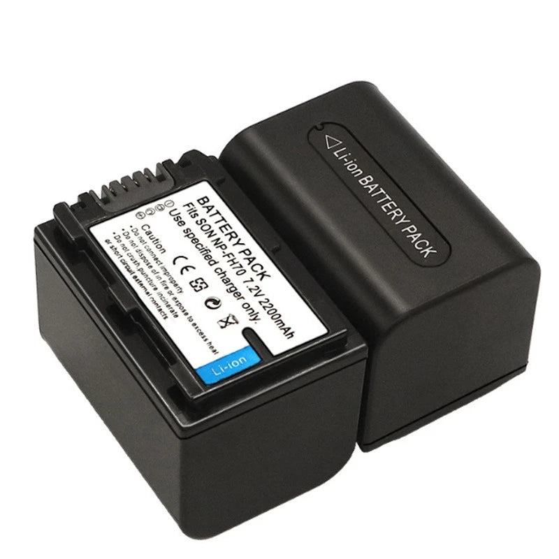 7.2V 2200mAh Suitable for Sony NP - FH70 Battery FH70 Camera Battery Fully Decoded Digital Lithium with Large Capacity