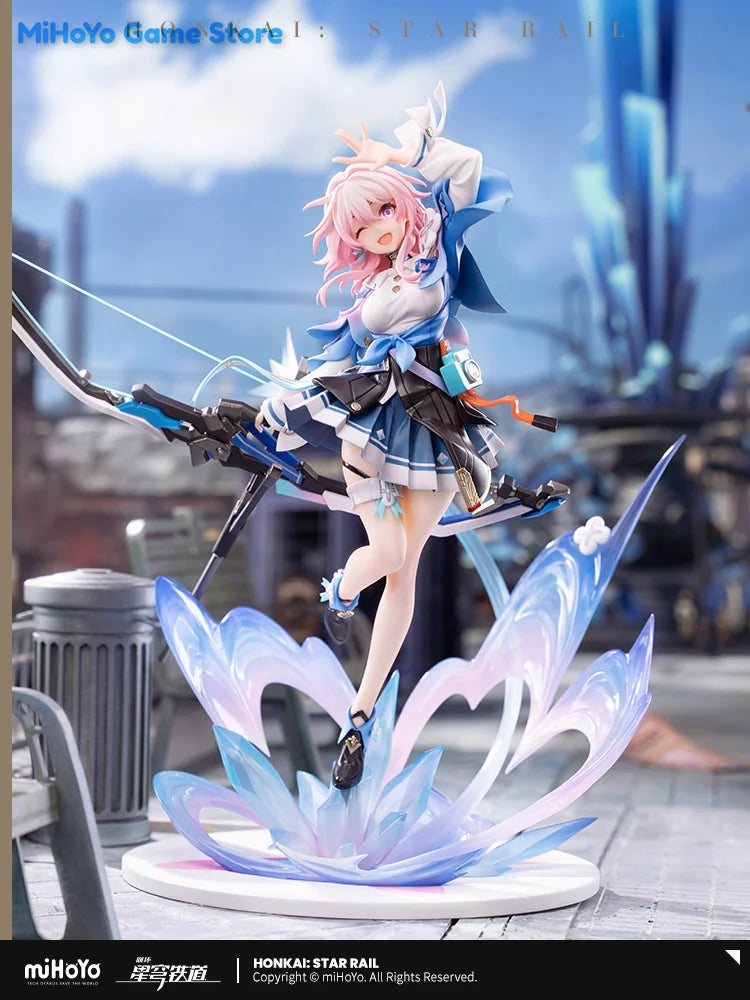 [Genuine] March 7th Figure MiHoYo Official Original Honkai Star Rail March 7th Garage Kits Action March 7th Ver.1/7 Model Gift