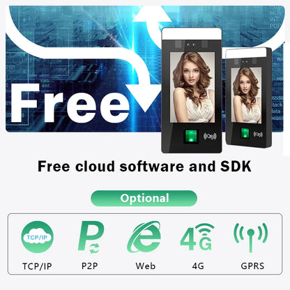 Zc01 Free Cloud Attendance Machine Fingerprint Reader Machine School Gym Access Control
