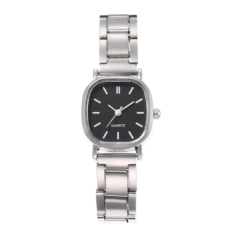 Women's Watch Light Luxury Simple Temperament Retro Small and Simple Women's Steel Belt Quartz Watch can be customized