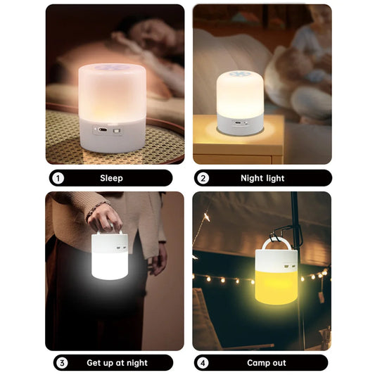 Touch night light Three kinds of light touch adjustment Soft light irradiation let you sleep comfortably