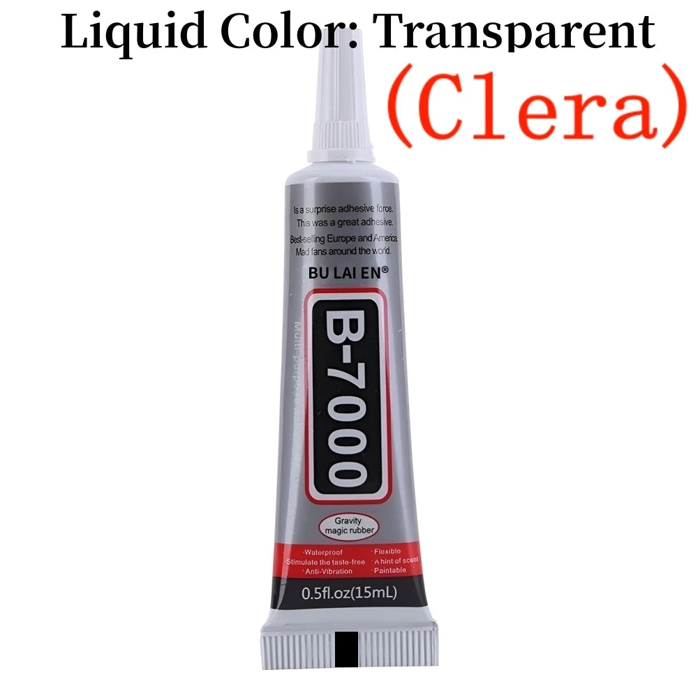 1 pc 15/50/110ml B-7000 Glue T-8000 Adhesive Epoxy Resin Repair Cell Phone Touch Screen Liquid Glue Jewelry Craft Adhesive Glue