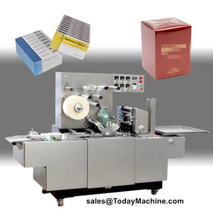 Automatic Wrapping Machine Perfume Bar Chocolate Soap Box 3D Transparent Film Packing Machine