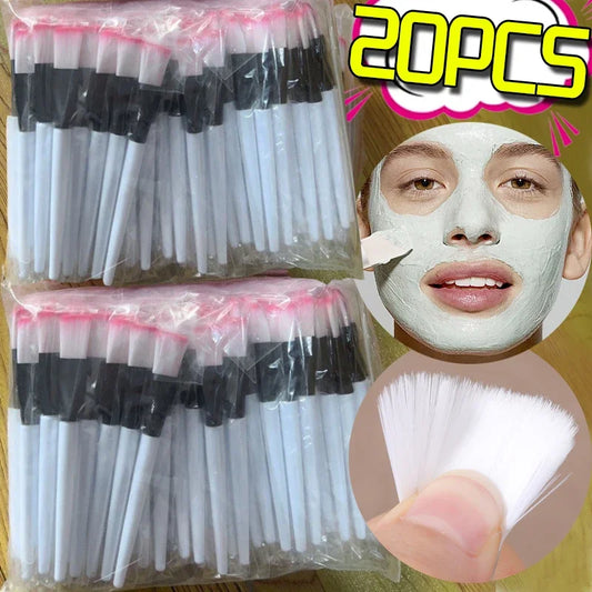 1-20PCS Soft Makeup Brush Mask Brushes Foundation Skin Face Care Tool Facial Mask Applicator Gel Salon Spa Beauty Cosmetic Brush