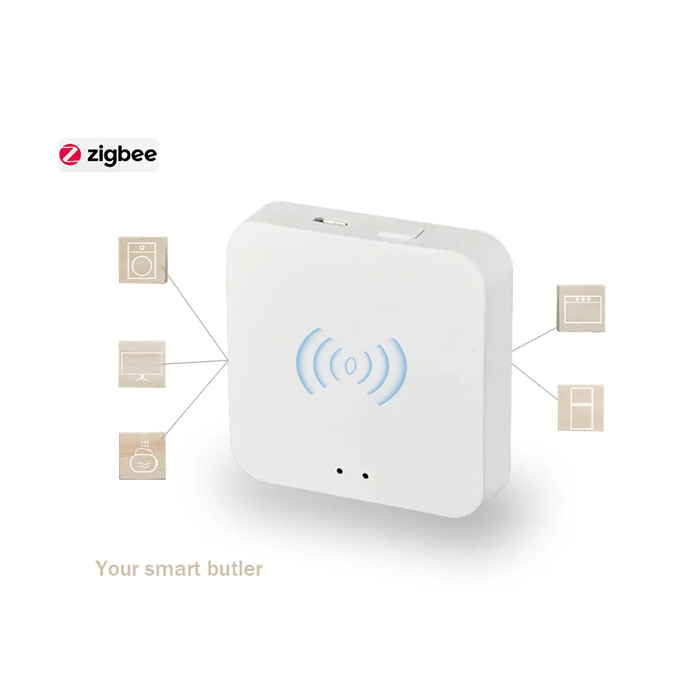 Zigbee Smart Curtain Driver Robot For Roman I Type U Type Curtains Track Alexa Google Home Works with Tuya
