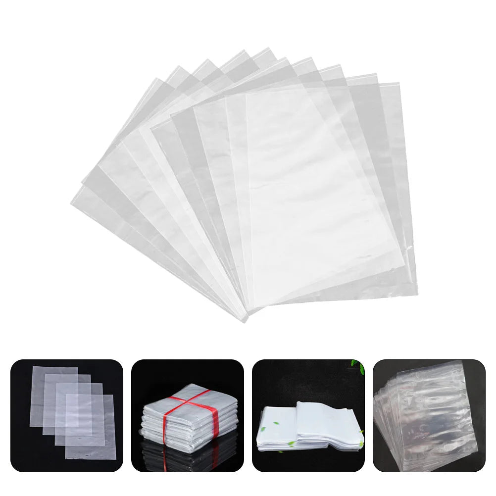 100 Pcs Heat Shrinkable Film Vacuum Sealer Collapsible Packaging Bags Wrap Bottle Packing Multi-function Dust-proof