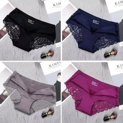 1/3/4/5Pcs New Arrival Low Rise Ladies Sexy Lace Panty Underpants Panties For Women Lingerie Cotton Briefs